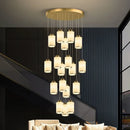 Axyaa LED Pendant Chandeliers for Modern Living and Dining Rooms