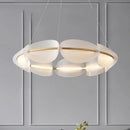 Nordic Petal LED Chandelier Acrylic Luxury Modern Pendant Light for Axyaa Brand