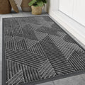 Axyaa Rubber Entrance Doormats: Non-slip Heavy Duty Outdoor Mats