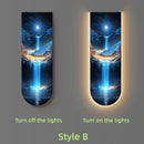 Axyaa LED Wall Decor Light with Remote Dimming for Bedroom, Living Room, Study