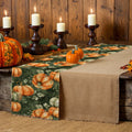 Axyaa Halloween Watercolor Head Table Runner - Farmhouse Party Decor
