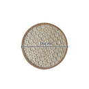 Axyaa Bamboo Ethnic Coaster Pot Pad Placemat Insulation Pad Wall Decoration