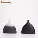 Axyaa Black Cloud Ceramic Vase Donuts Flower Pot Nordic Style Home Office Decor
