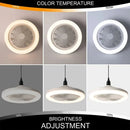Axyaa Ceiling Fan Light with Remote, E27 Control, Silent Operation