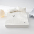 Axyaa Waterproof Throw Mattress Cover with 3D Air Fabric & Soybean Fiber Filling