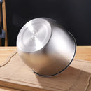 Axyaa Stainless Steel Egg Beater Basin with Lid - Food Storage Container