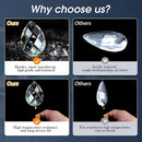 Axyaa Black K9 Crystal Ceiling Light E27 LED Bulbs Modern Chandelier for Home Hotel