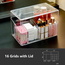 Axyaa Lipstick & Makeup Organizer: Cosmetic & Nail Polish Display Holder Box