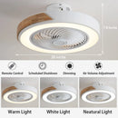 Axya Ceiling Fan with Remote Control and Dimmable LED Light