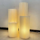 Nordic Style Kraft Paper Cylinder Table Lamp LED Desk Light for Home Living Room Axyaa