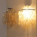 Axyaa Luxury Shell Wall Lamp - Gold Chrome Sconce Lighting