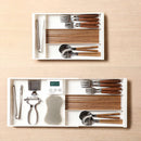 Axyaa Retractable Kitchen Drawer Organizer Box for Cutlery, Stationery & Clutter Org.