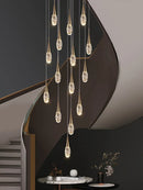 Axyaa Minimalist Chandelier for Modern Indoor Lighting in Living Room & Bedroom