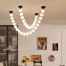 Axyaa LED Pendant Light Chandeliers for Modern Home Decor & Indoor Lighting