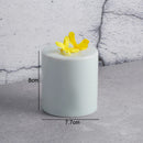 Axyaa Solid Color Ceramic Snack Plate - Simple Kitchen Serving Tray