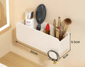 Axyaa Aluminum Comb Rack Bathroom Organizer with Wall-mounted Storage Box