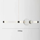 Axyaa Modern Italian Design LED Glass Tube Chandelier: Stylish Lighting for Bedroom or Living Room