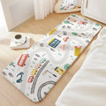 Axyaa Minimalist Bedroom Lamb Wool Floor Mat