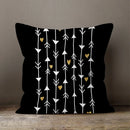 Axyaa Gold Heart Art Print Cushion Cover - Nordic Style Sofa Pillowcase