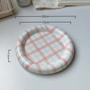 Axyaa Ceramic Dudu Plate for Cake Dessert Tea, Ins Style Celebrity Collection