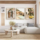 Axyaa Citrus Harvest Canvas Prints for Home Garden Interior Decor