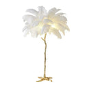 LED Feather Floor Lamp by Axyaa: Stylish Ostrich Ins Live Room Decor