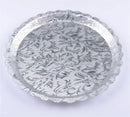Axya Gold Round Serving Tray for KTV, Weddings, Large Snacks & Drinks
