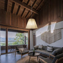 Axyaa Retro Cloth Chandelier for Home Decor