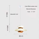 Axyaa UFO Gradient Pendant Light Fixture Mid Century Modern Chandelier