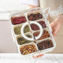 Axyaa Spice Seasoning Box with Lid - Kitchen Storage Organizer
