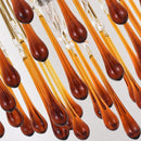 Axyaa Retro Crystal Ceiling Chandelier for Home Decor Lighting