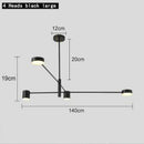 Axyaa Nordic Branch-Shaped Chandelier - Modern Wrought Iron Minimalist Design
