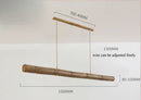 Axyaa Bamboo Tea Room LED Chandelier - Creative & Personalized Bar Table Lamp