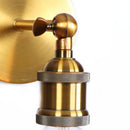 Axyaa Industrial Iron Plating Gold Wall Lamp for Restaurant Coffee Bar Bedroom