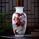 Axyaa Chinese Ceramic Vase Ornaments for Office, Home, Store Decor & Furnishing