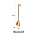 Axyaa Stainless Steel Cartoon Spoon Fork Set for Desserts and Coffee