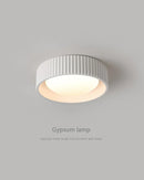 Axyaa White LED Gypsum Ceiling Lights - Nordic Wabi Sabi Design