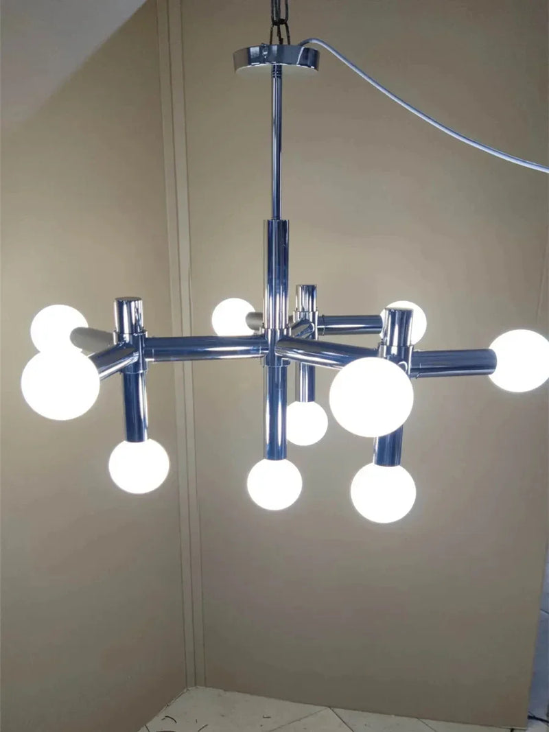Axyaa Modern Glass Ball Chandelier Pendant Light for Home Indoor Decor