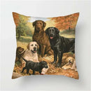 Axyaa Pet Dogs Cartoon Style Pillow Case Home Decor Cushion Sofa Square Pillowcase