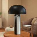 Axyaa Ceramic Jar Table Lamp - Nordic Japanese Wasabi Style Retro Home Decor