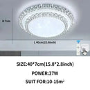 Axyaa Modern Diamond LED Ceiling Light for Home Lighting Decor