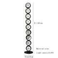 Axyaa Minimalist Metal Floor Lamp in Silver/Gold for Stylish Foyer Lighting