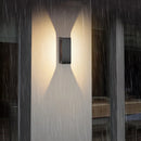 Axyaa Outdoor Waterproof Up and Down Wall Sconce for Porch Garden Indoor Lighting