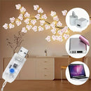 Axyaa Cherry Blossom 96 LED Tree Branch String Lights - 8 Modes, Colorful, Wedding Decor