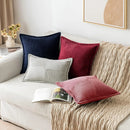 Axyaa Super Soft Corduroy Pillow Case 45x45 Throw Cushion Cover Home Decor