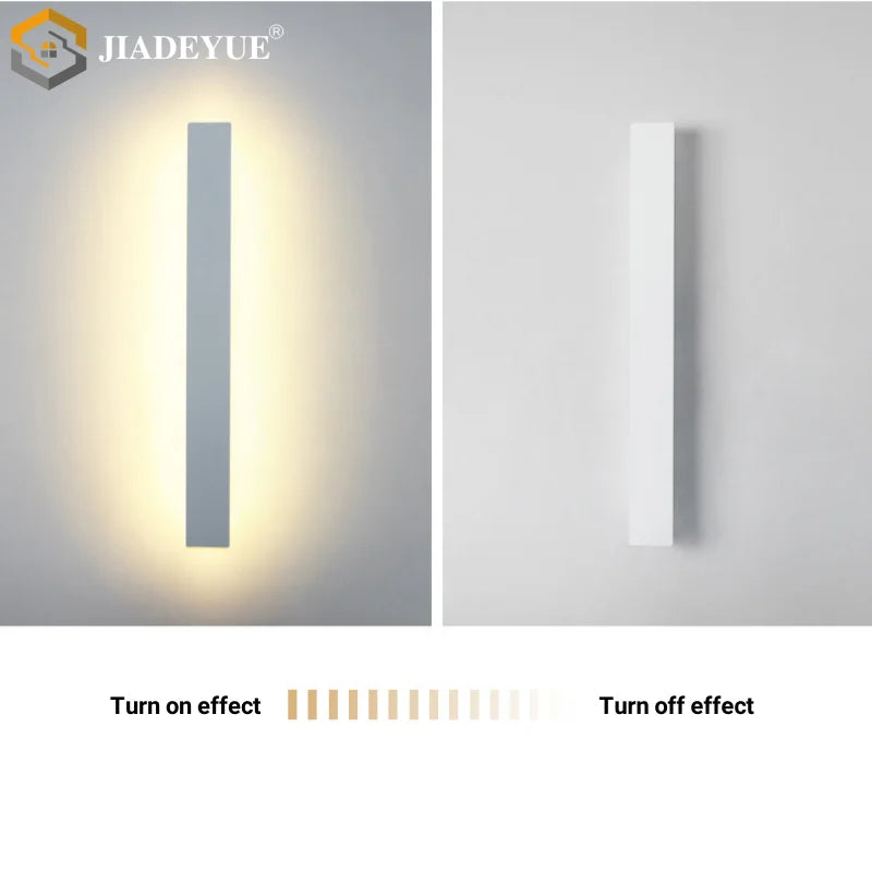 Axyaa Waterproof LED Long Wall Lamp for Garage Balcony, Garden Corridor, White Strip IP65 Outdoor Lighting