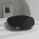Axyaa Silver Acrylic Mirror Tray: Large Storage & Jewelry Organizer for Home & Kitchen