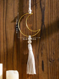 Axyaa Golden Star Moon Ramadan Hanging Ornaments Eid Mubarak Decor