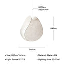 Axyaa Nordic Silk Chandelier: French Vintage LED Lighting for Living Room, Bedroom, Dining Room