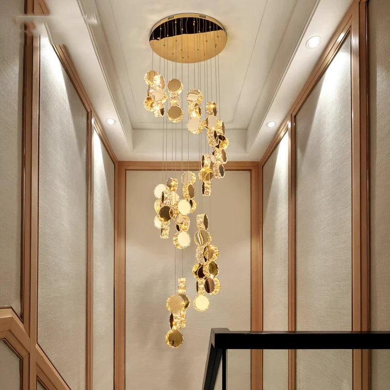 Axyaa Modern LED Chandeliers for Home Decor Lighting in Living & Dining Rooms